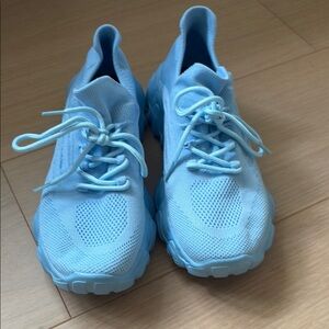 Light Blue Nurse Babes Women's Sneakers